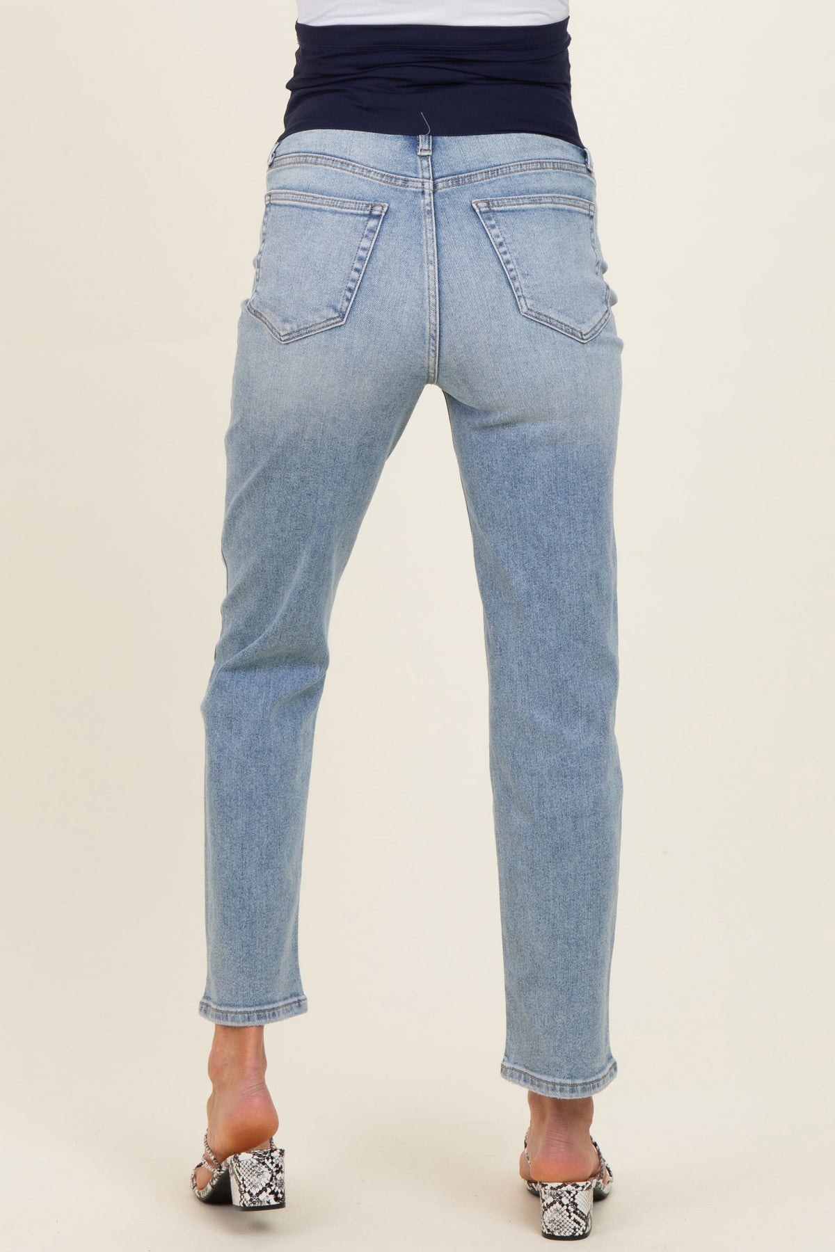 Medium Maternity Straight Leg Jeans