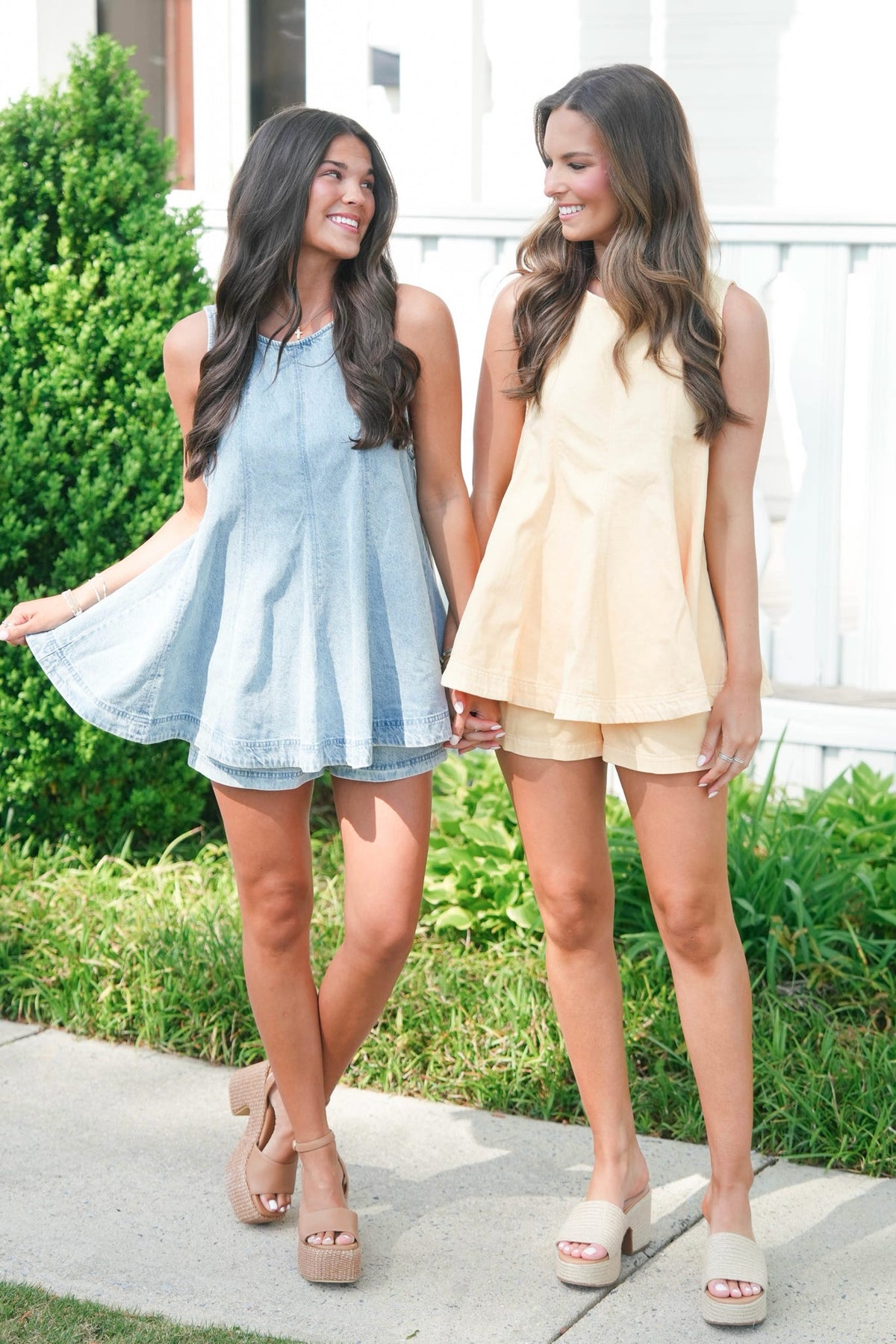 Free People Cassius Denim Top