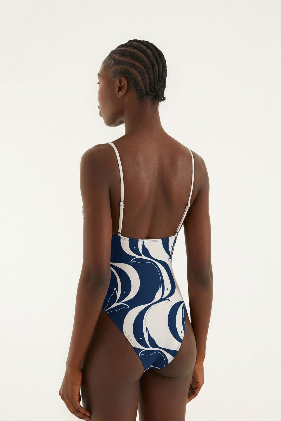 Fish Metal One-Piece Swimsuit