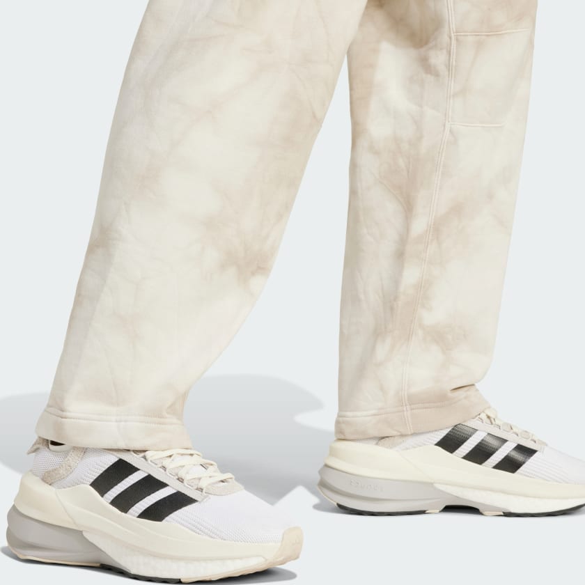 Women's adidas ALL SZN Fleece Tie-Dye Barrel Leg Pants