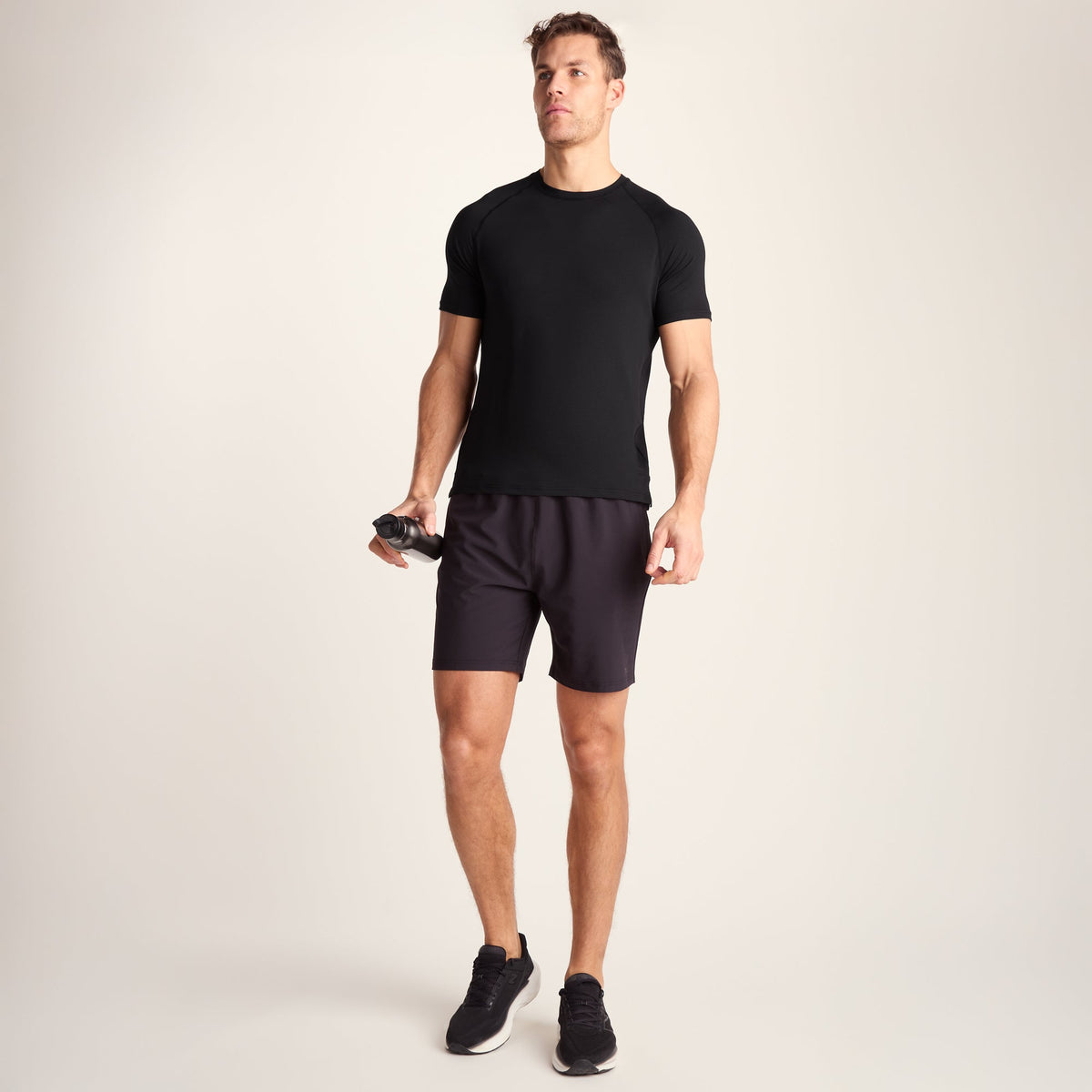 Maddox Mens Short Sleeve Performance T-Shirt - Black