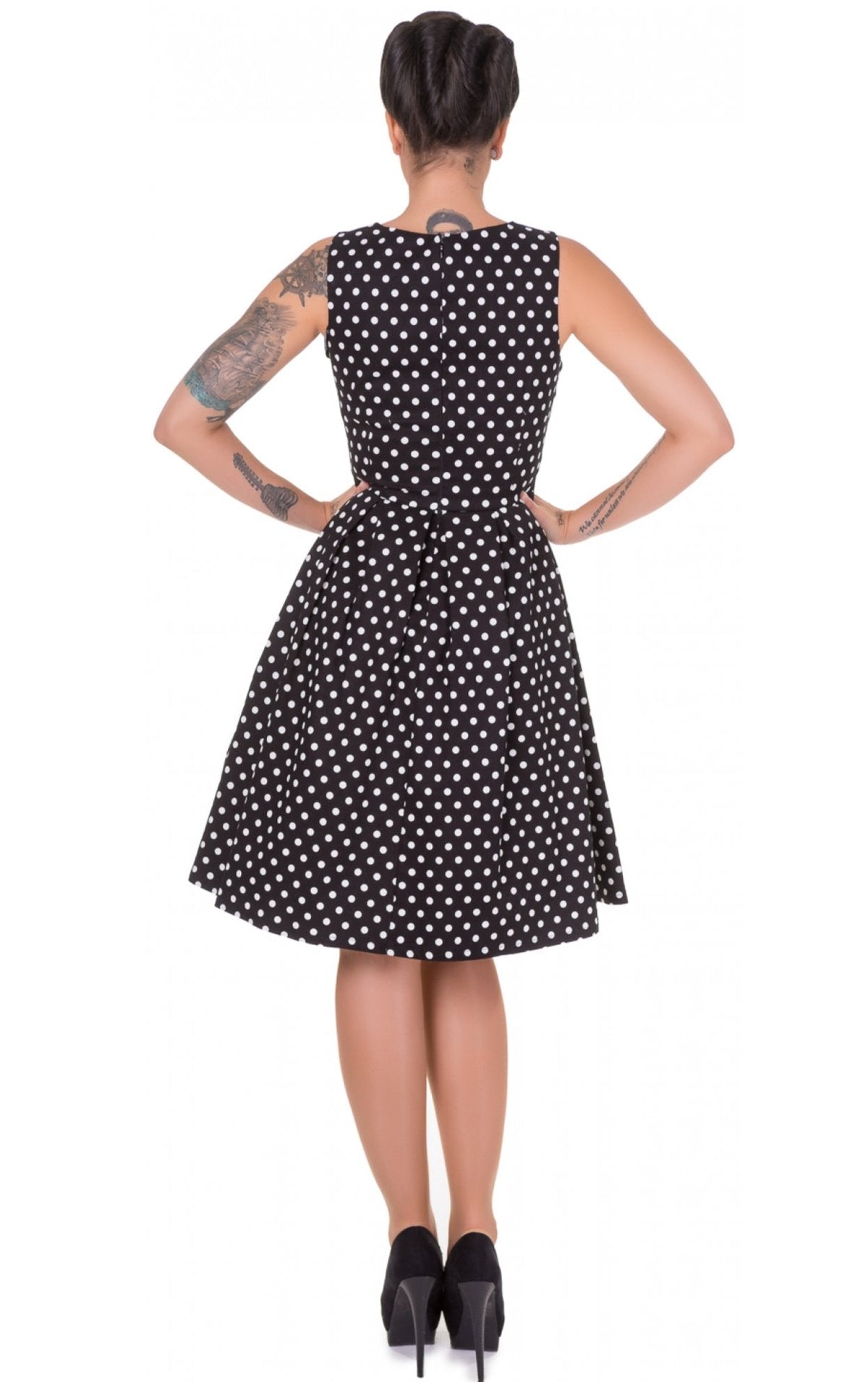 Lola Black and White Polka Dot Dress