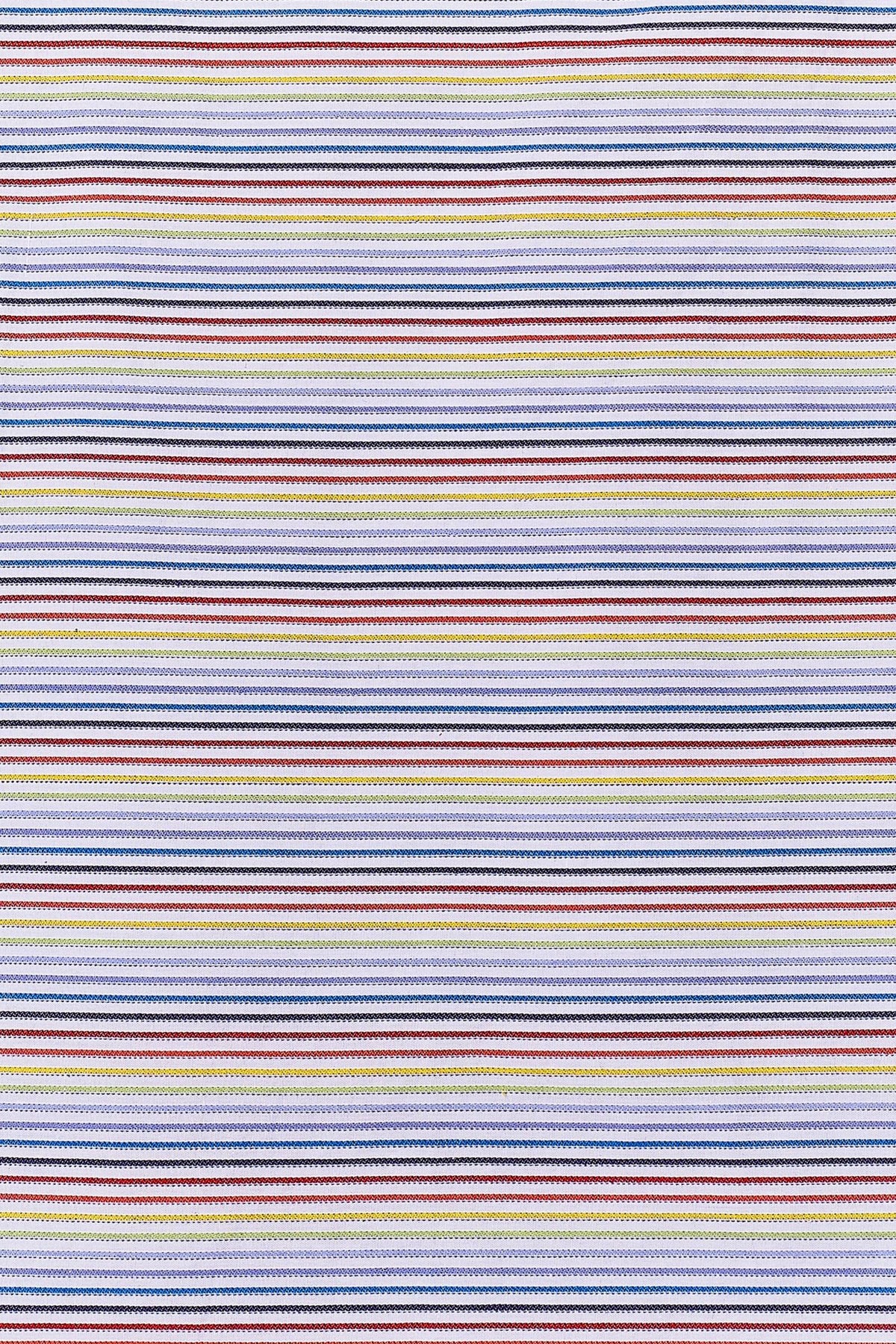Evie Summer Striped Strapless Dress