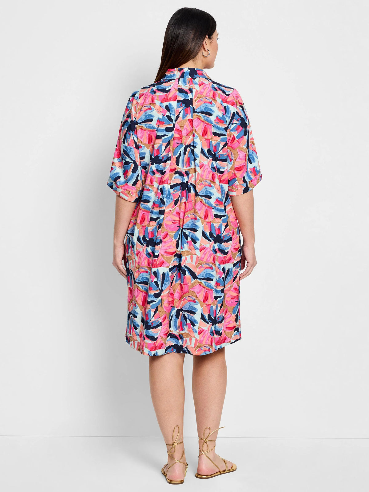 Firework Foliage Polished Devon Dress