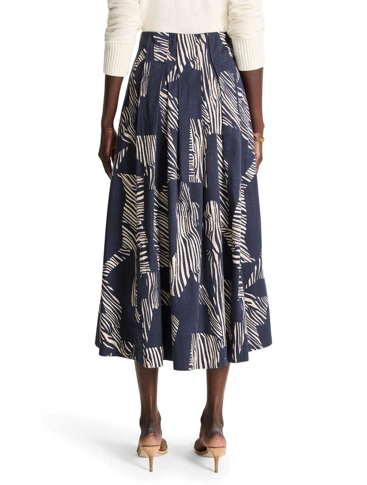 Zebra Stripe Skirt
