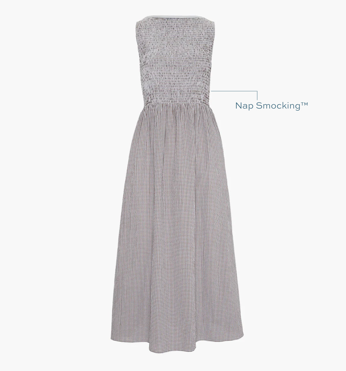 The Cosima Nap Dress - Chocolate Gingham