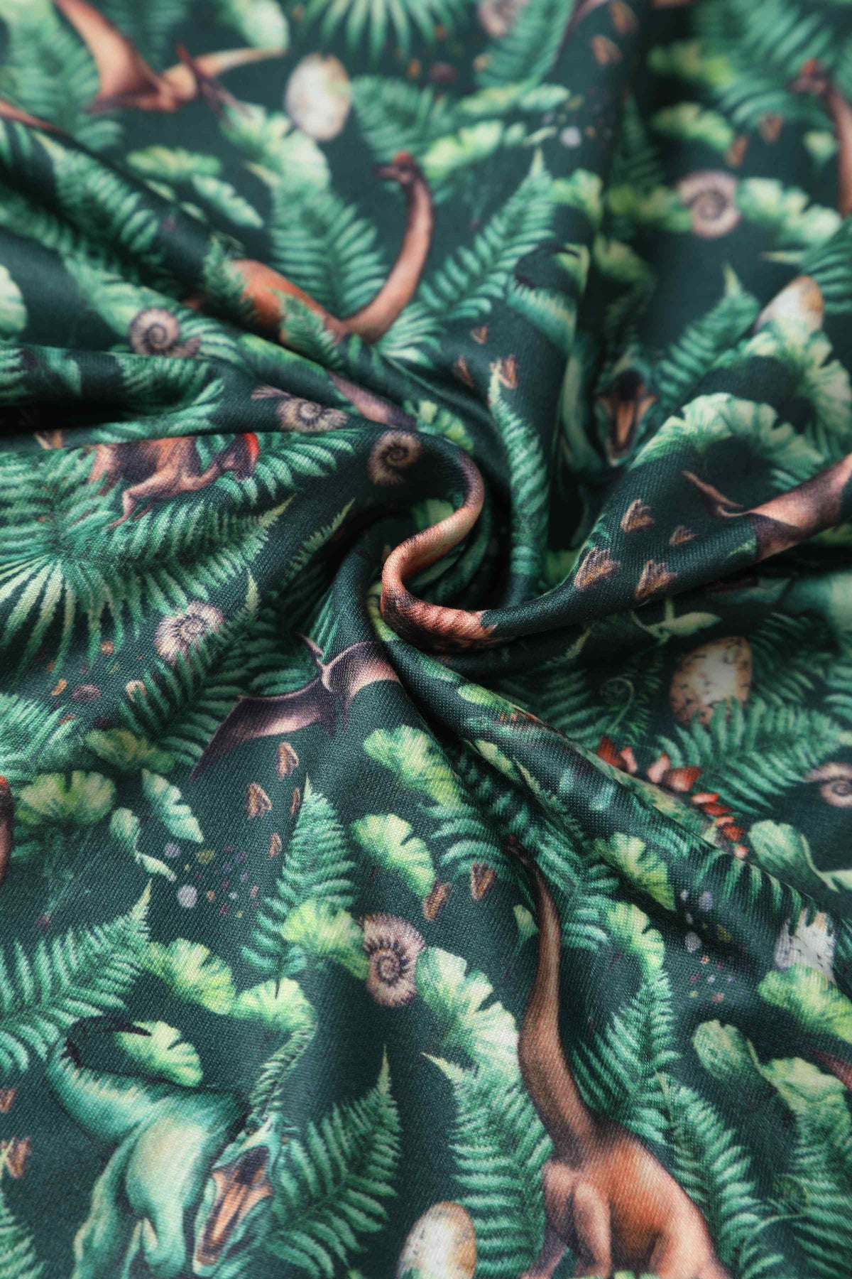Esther Dinosaur Forest Jumpsuit In Green