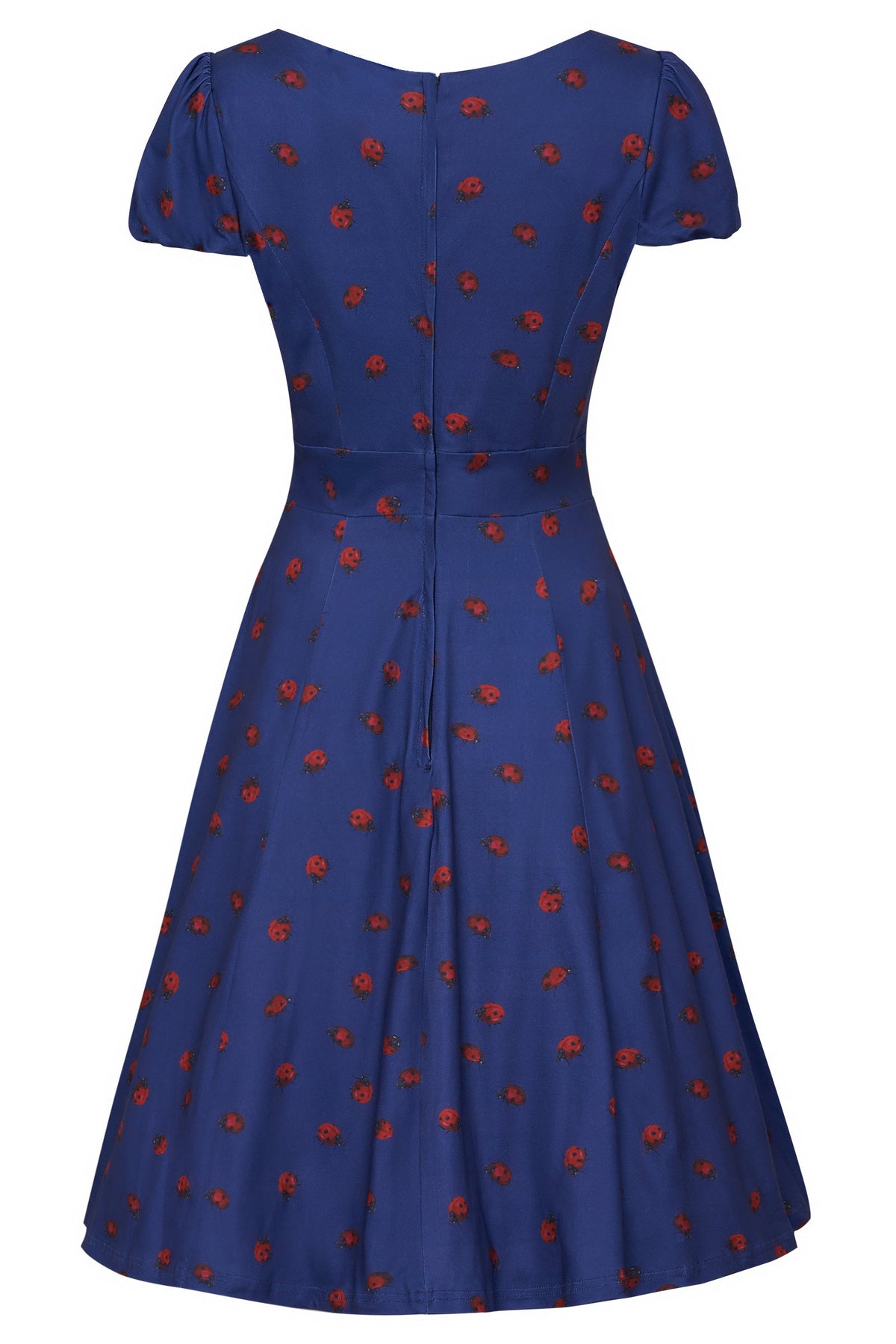 Kids Claudia Ladybug Navy Dress