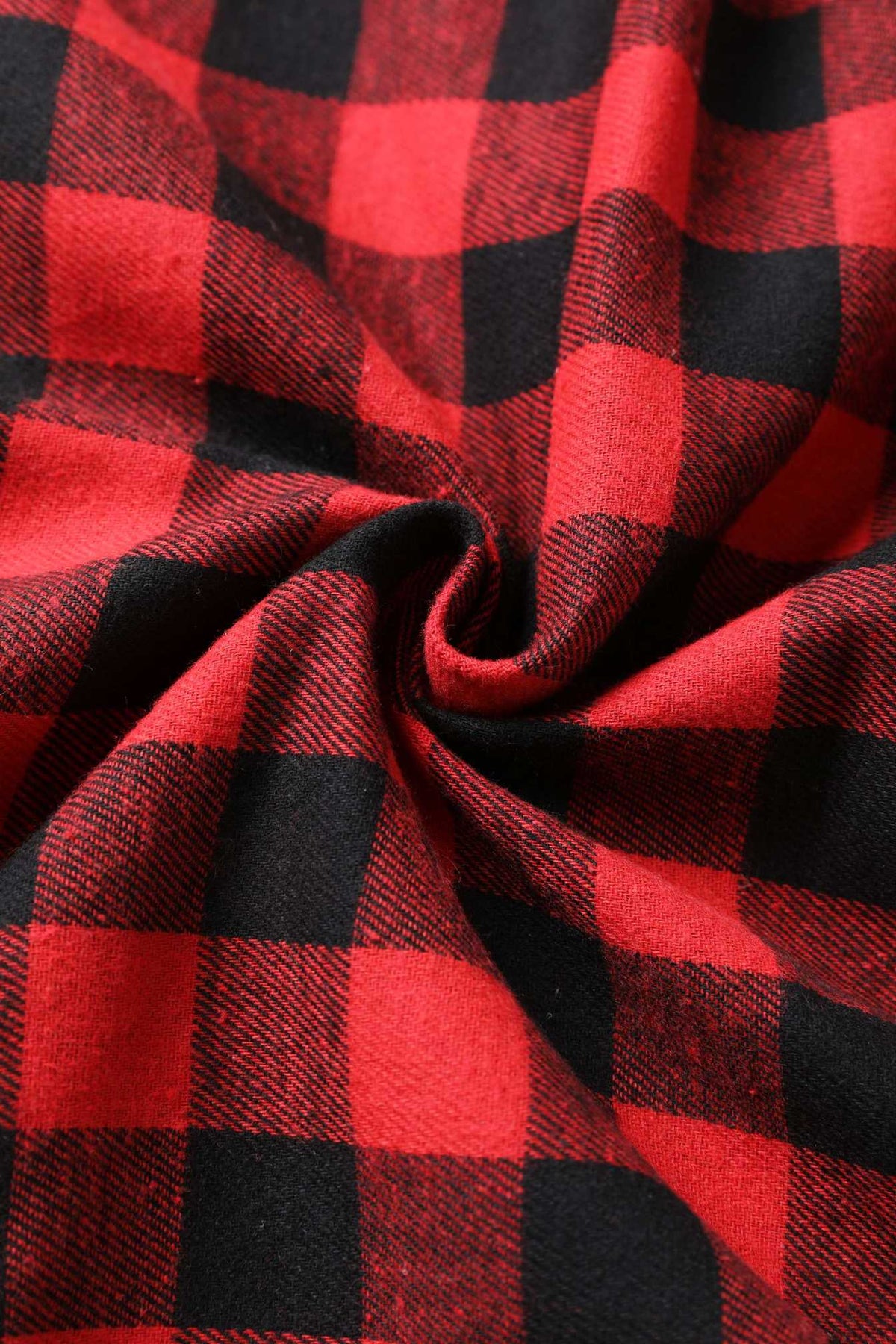 Lily Red Check Off Shoulder Dress