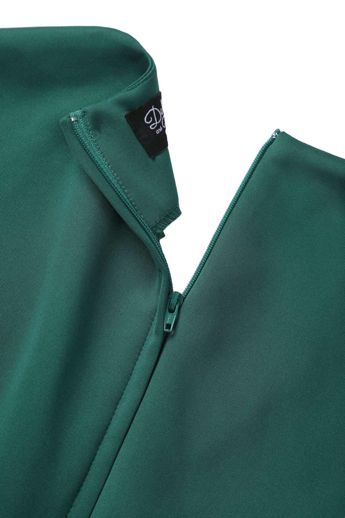Maria Circle Dress in Green & Blue