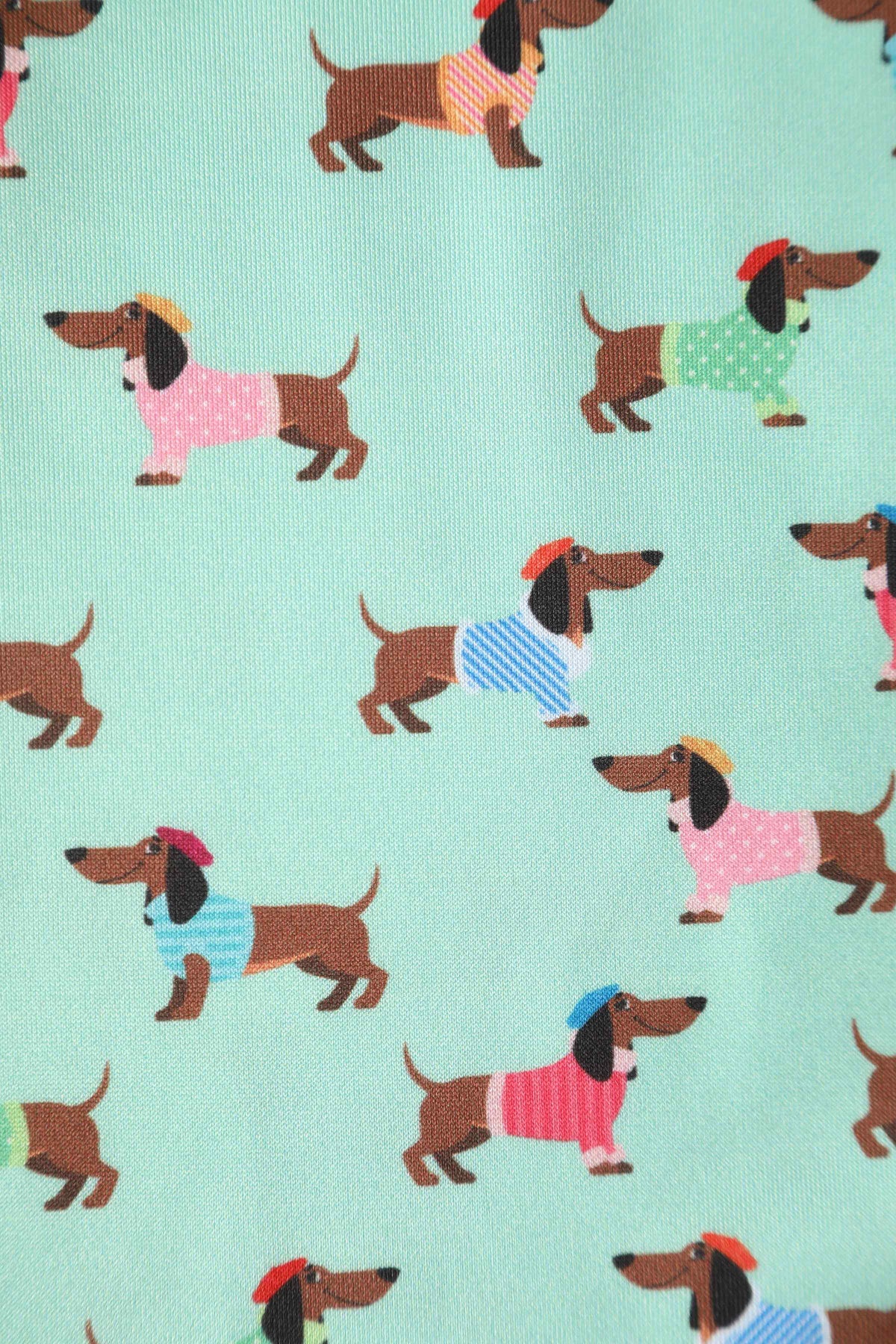 Amanda Picasso Sausage Dog Flared Dress