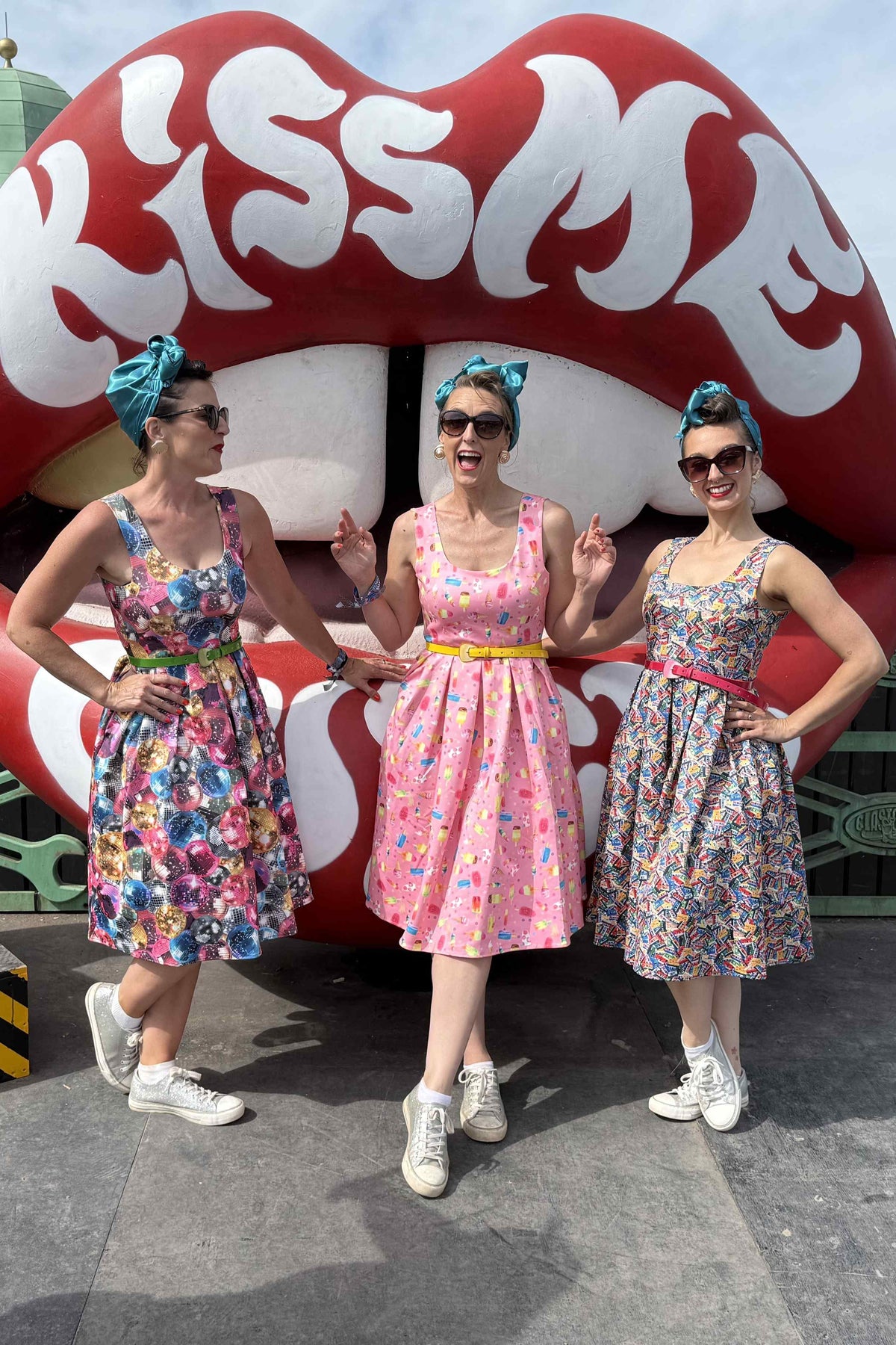 Amanda Pink Ice Lolly Swing Dress
