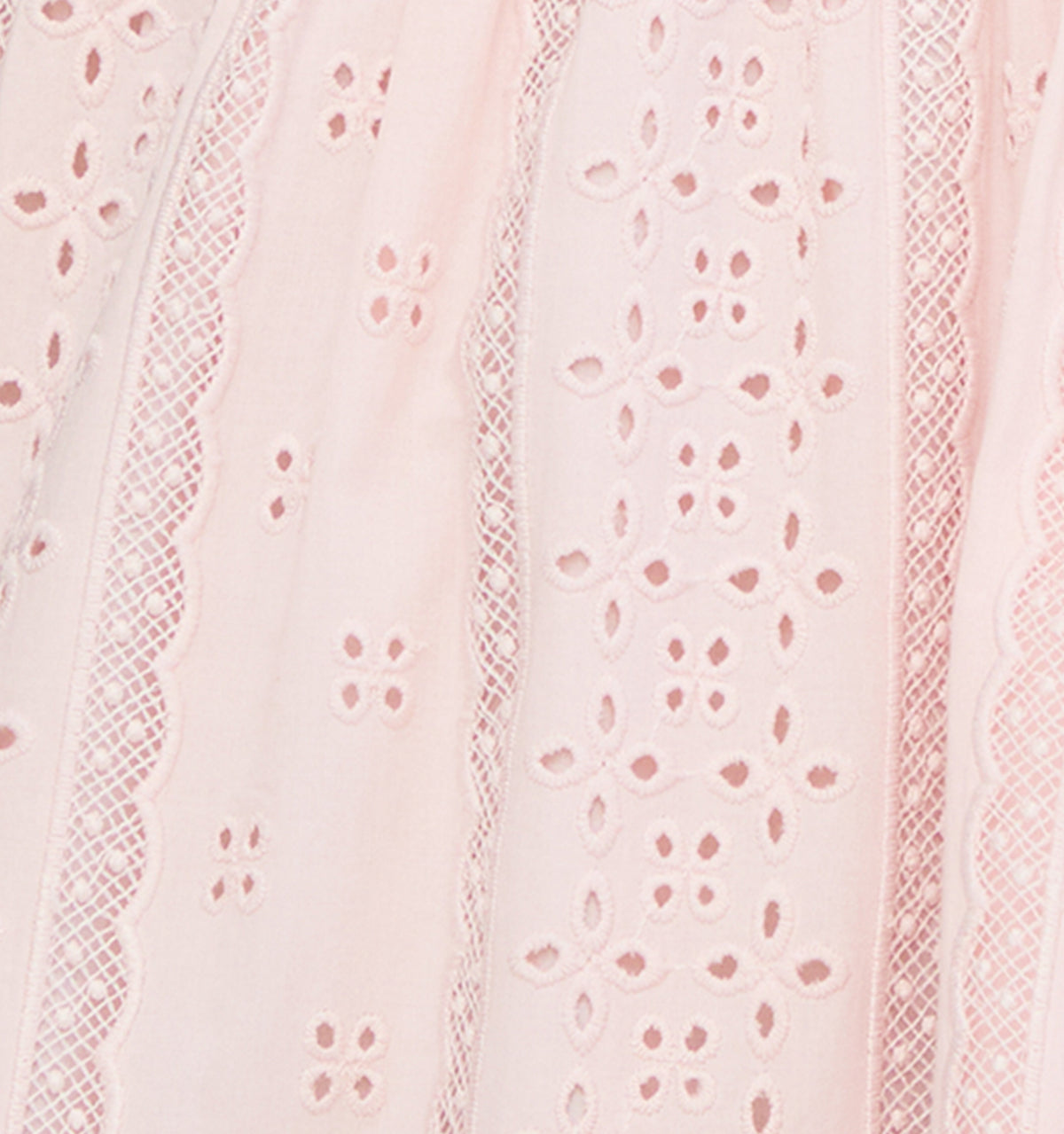The Baby Ellie Nap Dress - Pink Broderie Voile