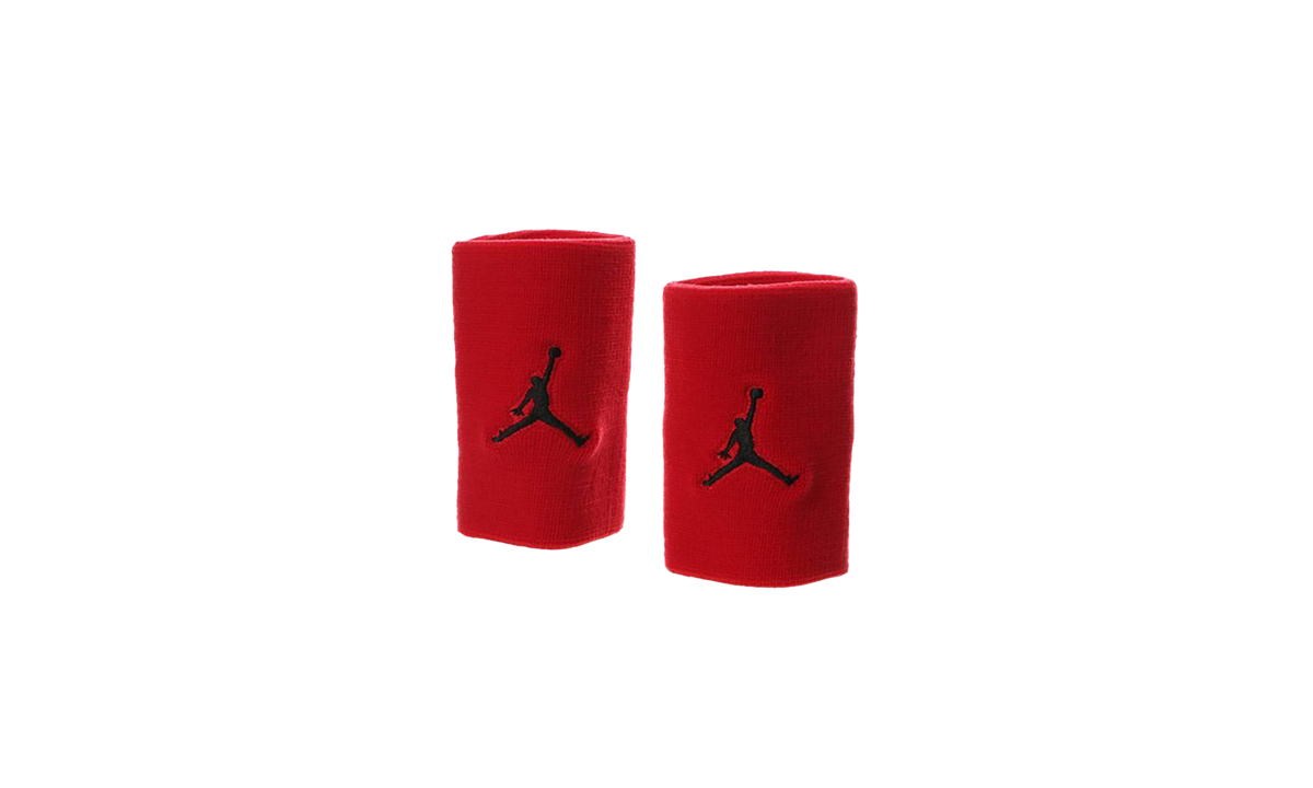 Jumpman Dri-fit Wristbands 2pack Red Unisex Style : Jkn01 "RED/BLACK" JKN01 605