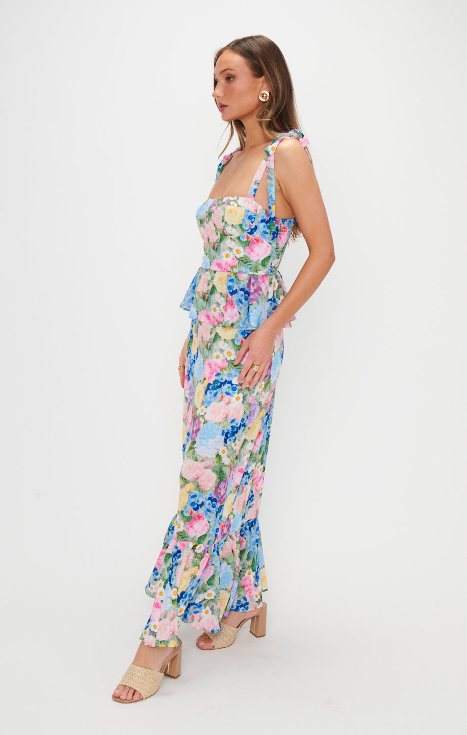 Paxton Midi Dress ~ Flower Shop
