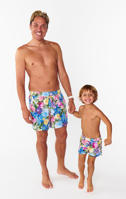 Little Beach Bum Trunks ~ Flower Shop