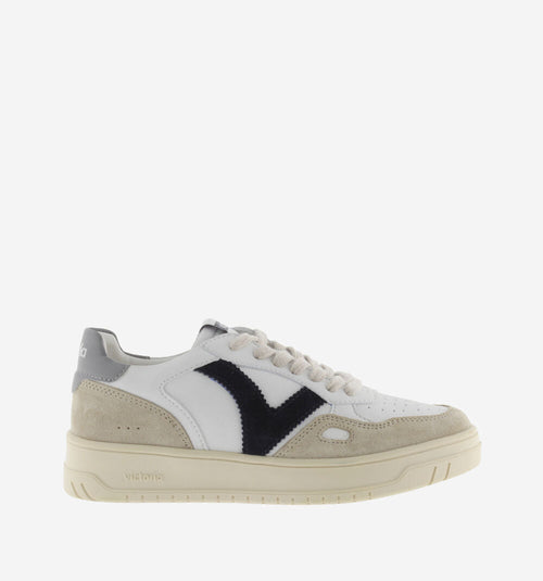Victoria Seul Leather Effect Sneaker