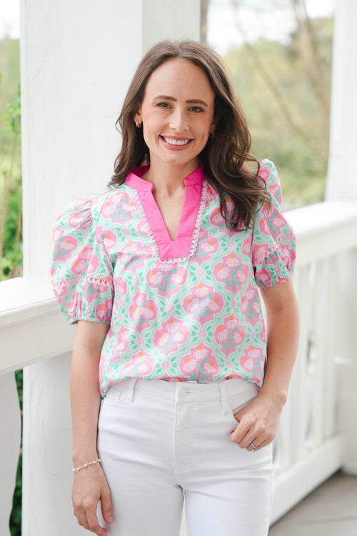 In My Floral Era Top