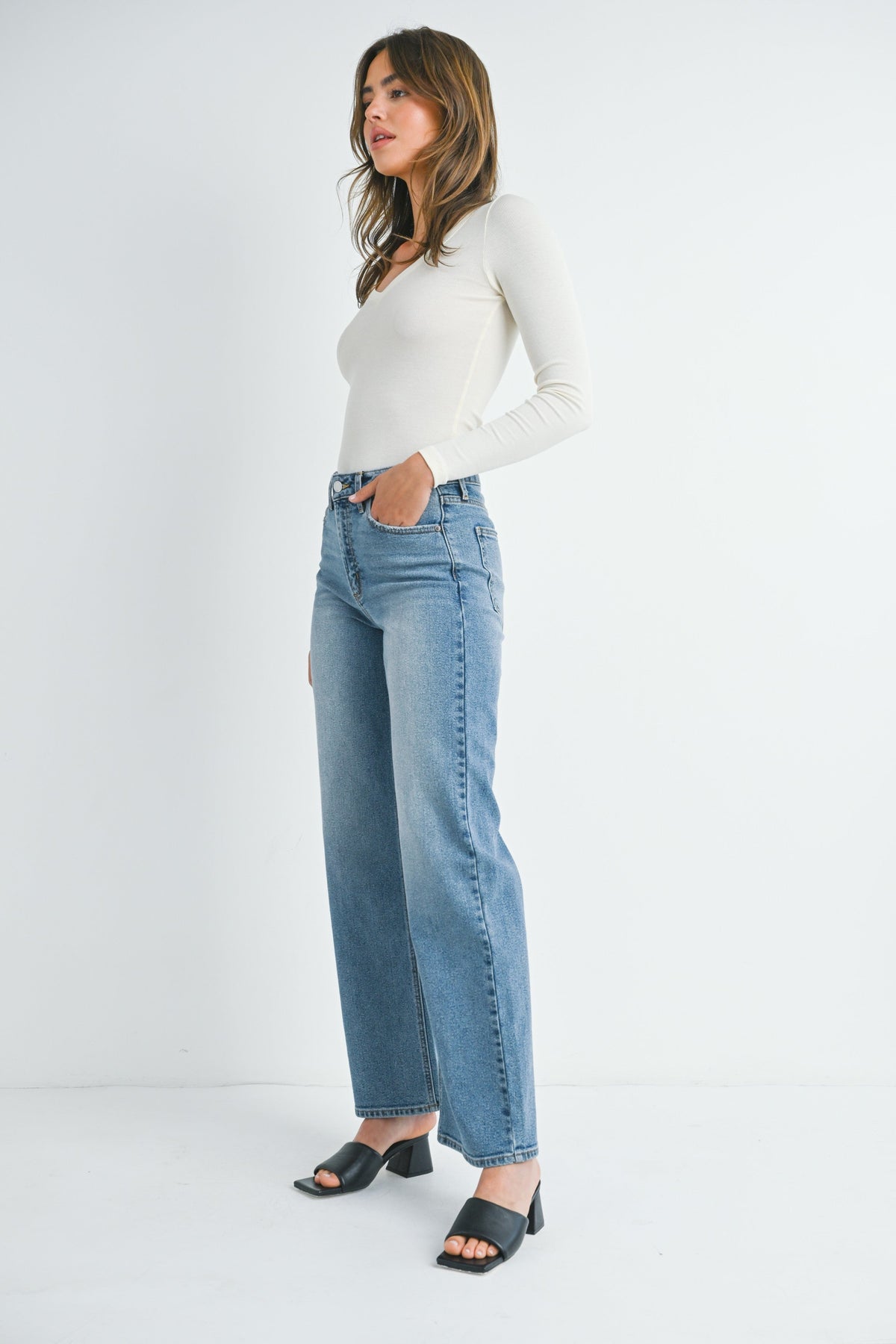 JBD High Rise Straight Jean