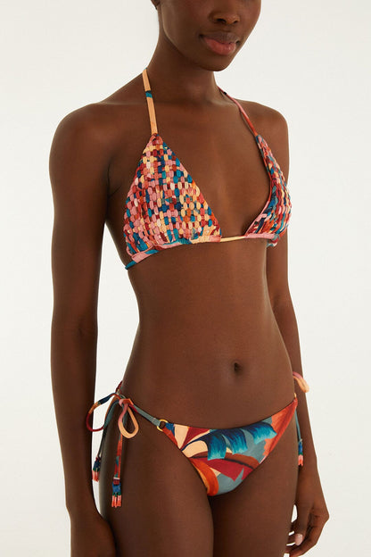 Atlantic Rain Forest Multicolored Tie Side Bikini