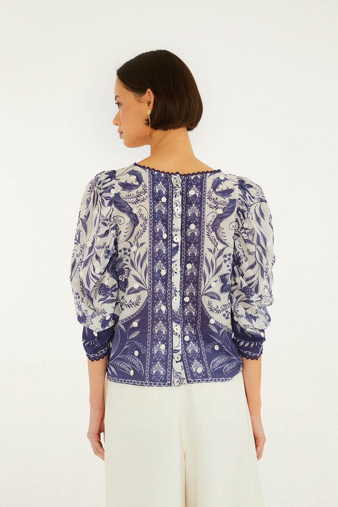 Off-White Nina 3d Flowers Blouse