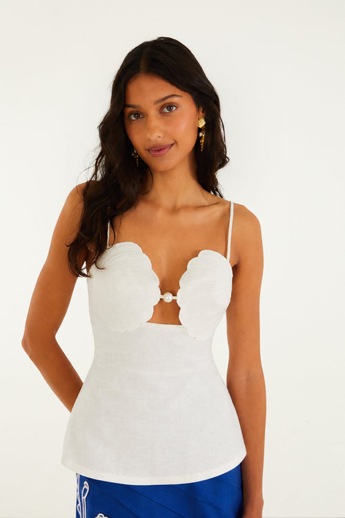 Off-White 3d Shell  Peplum Blouse