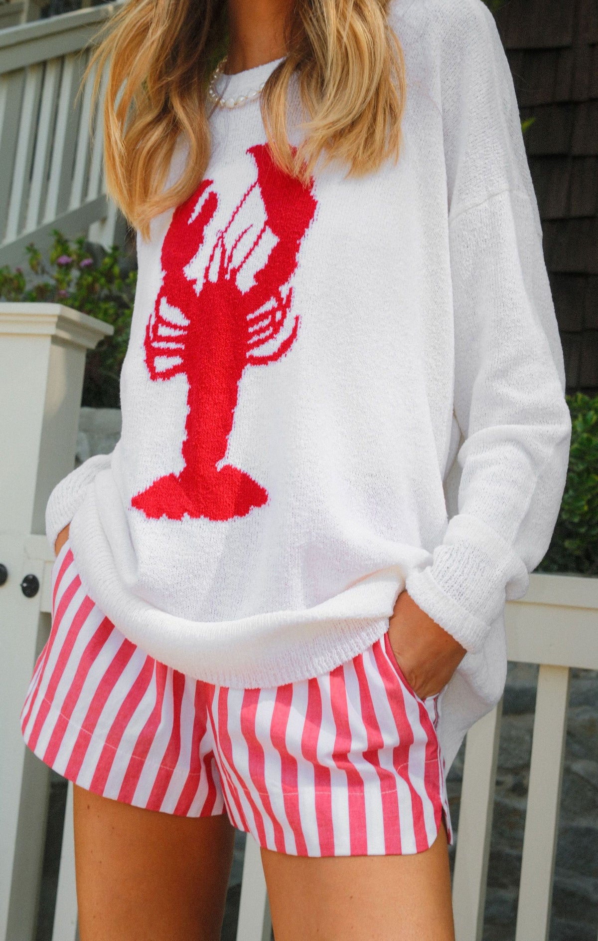 Woodsy Sweater ~ Lobster Knit