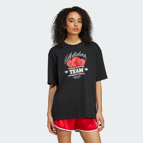 Women's adidas Trefoil Series Flower Loose Tee
