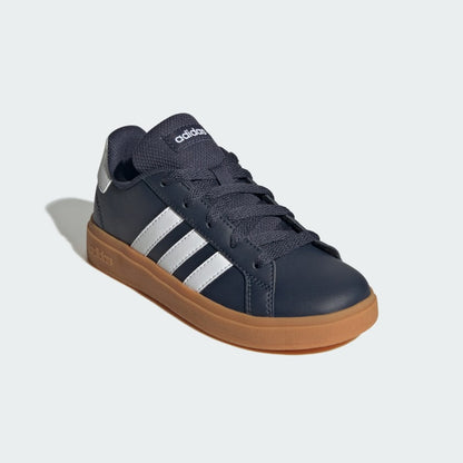 Kids' adidas Grand Court Lifestyle Tennis Lace-Up Shoes