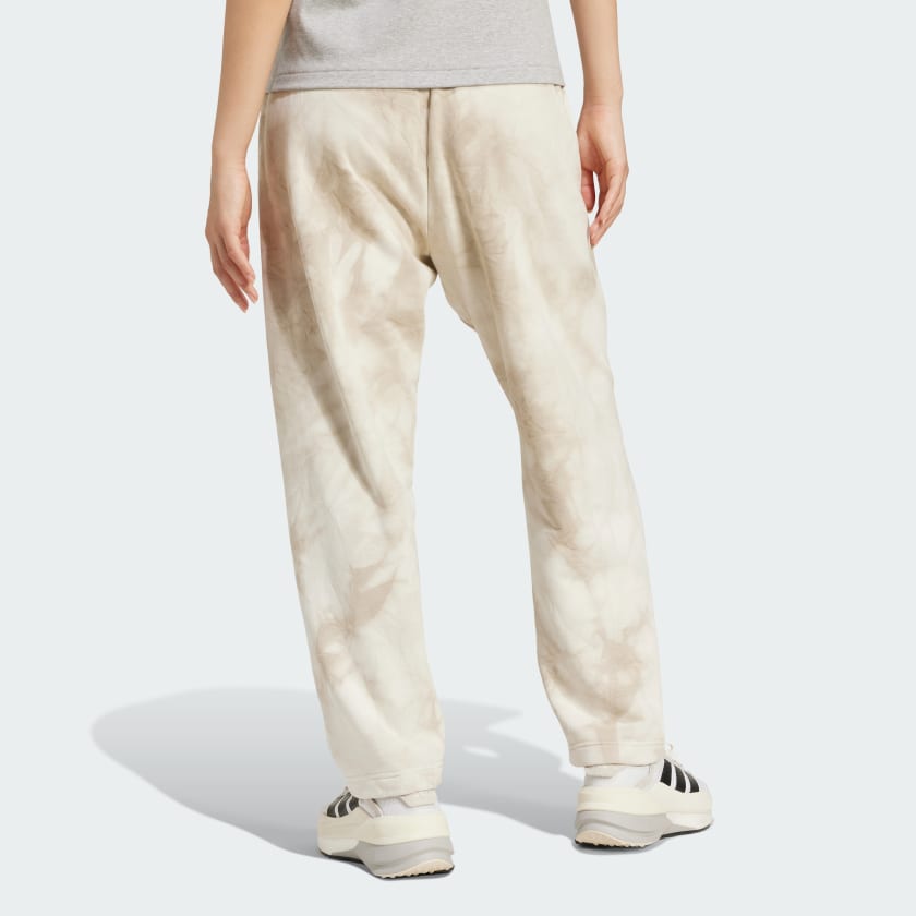 Women's adidas ALL SZN Fleece Tie-Dye Barrel Leg Pants