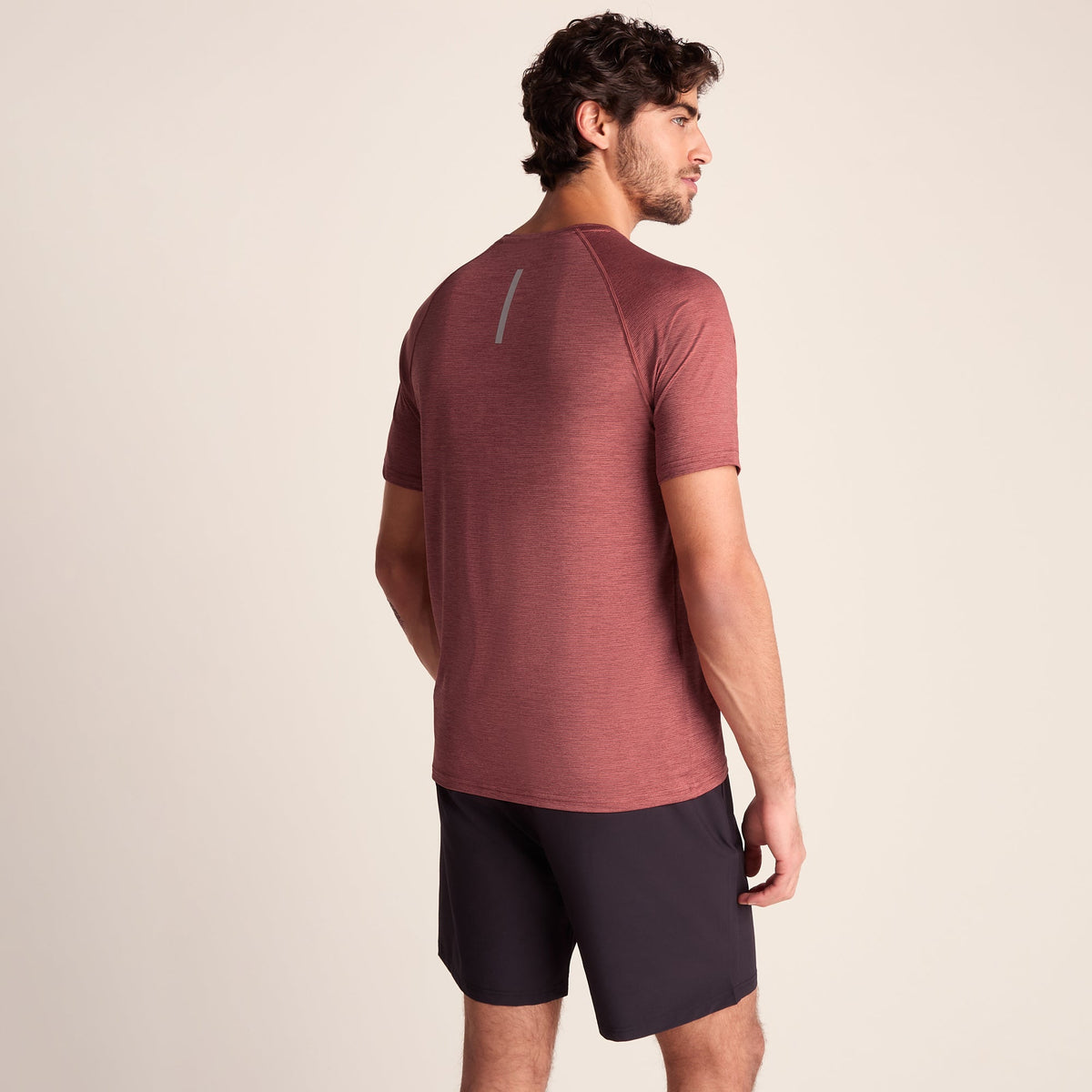 Fraser Mens Performance T-Shirt - Garnet Red