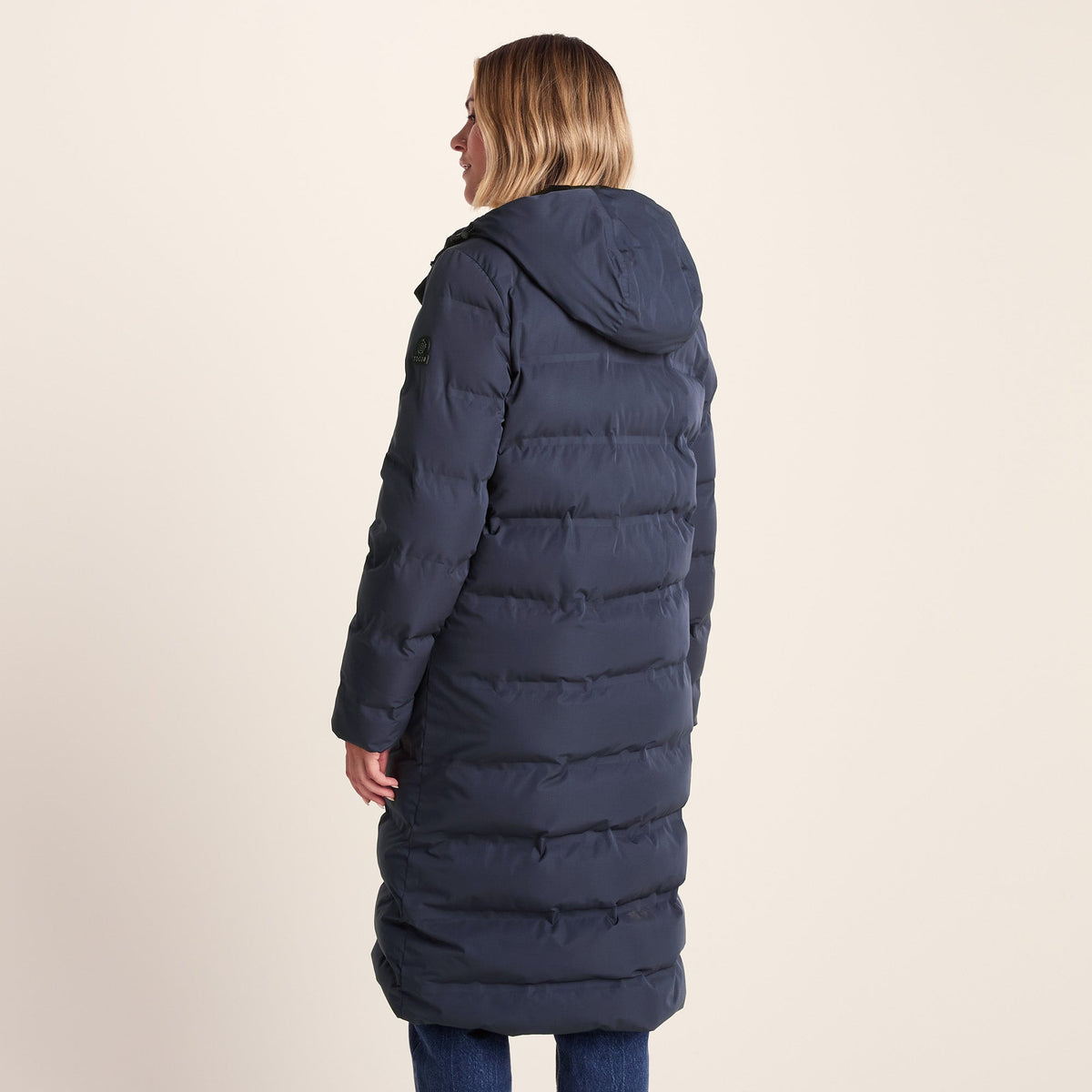 Glaston Womens Shower Resistant Insulated Parka - Dark Indigo