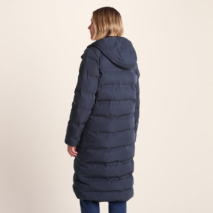 Glaston Womens Shower Resistant Insulated Parka - Dark Indigo