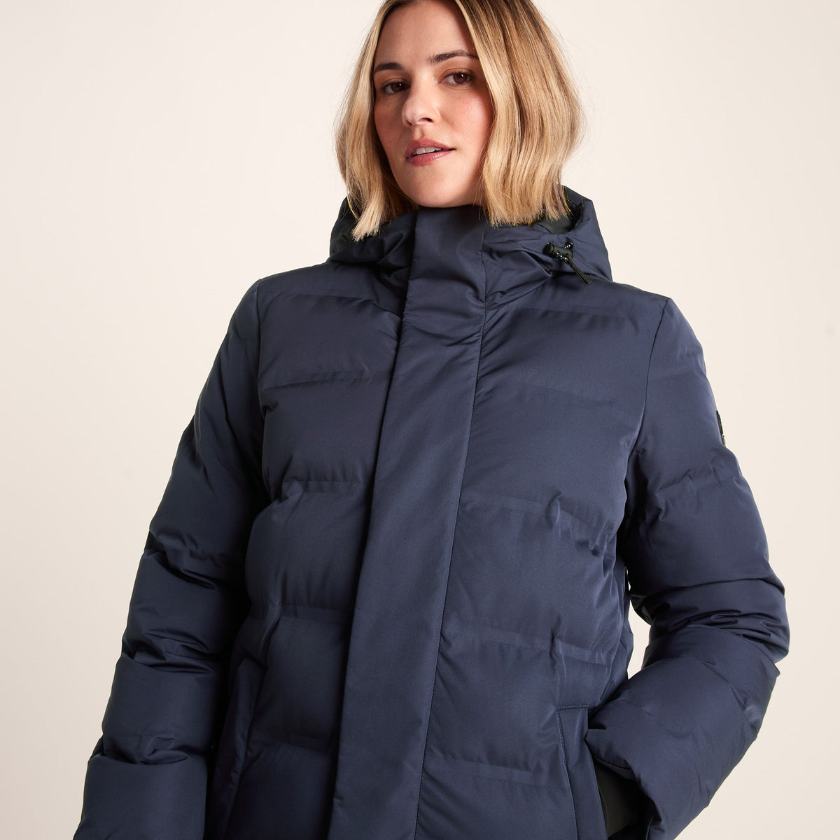 Glaston Womens Shower Resistant Insulated Parka - Dark Indigo