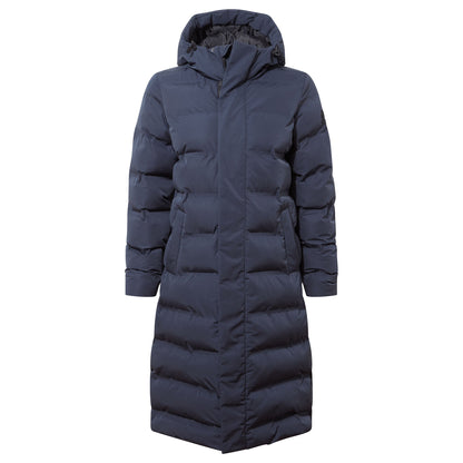Glaston Womens Shower Resistant Insulated Parka - Dark Indigo