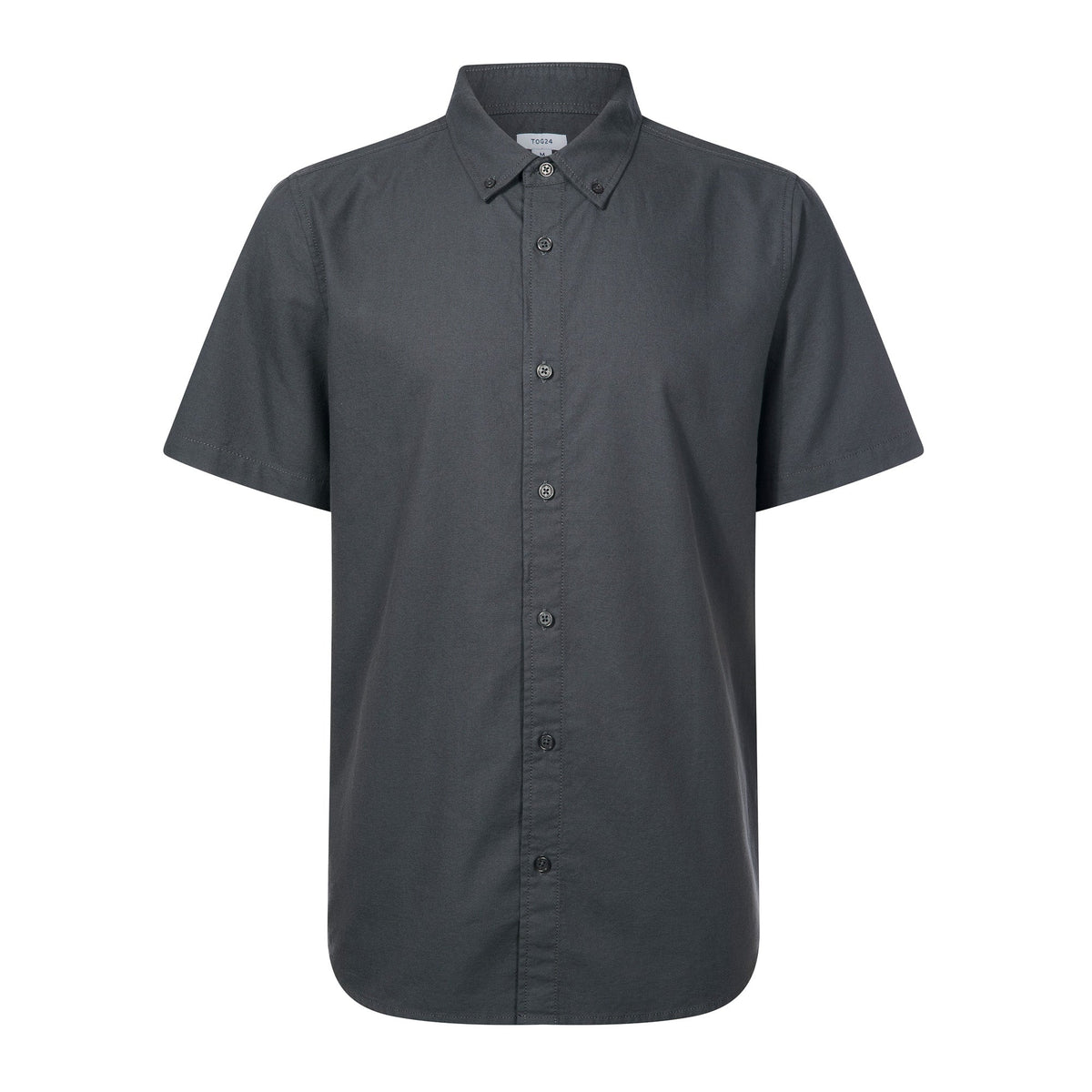 Jayden Mens 100% Cotton Short Sleeve Shirt - Deep Slate