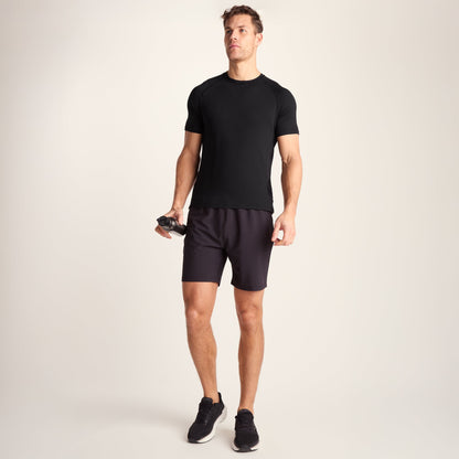 Maddox Mens Short Sleeve Performance T-Shirt - Black