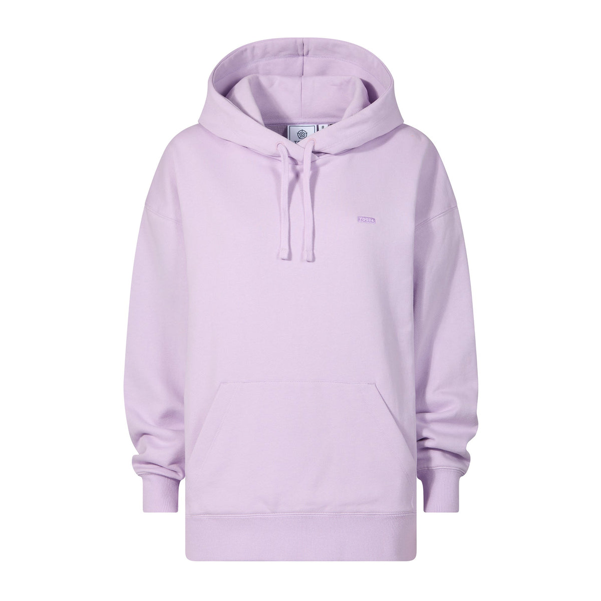 Meera Womens 100% Cotton Relaxed Fit Hoody - Lilac Blossom