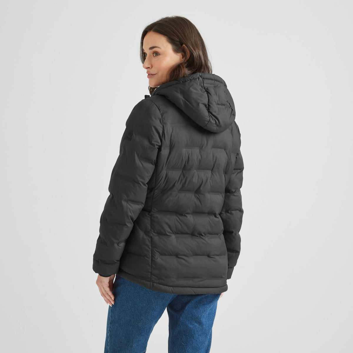 Palmer Womens Shower Resistant Insulated Jacket - Washed Black