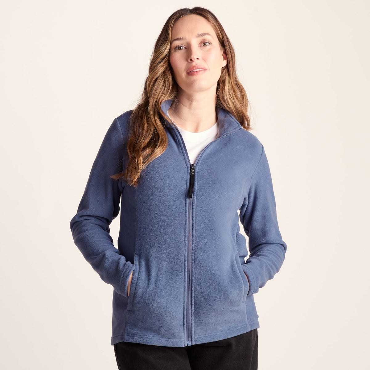 Revive Womens Fleece Jacket - Smokey Blue