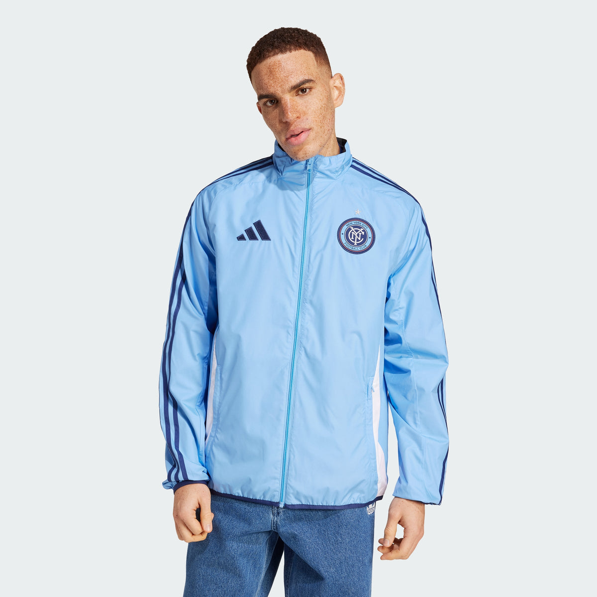 Men's adidas New York City FC Reversible Anthem Jacket