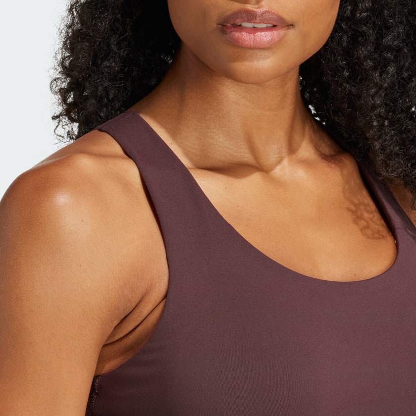 Women's adidas All Me Medium-Support Long Line Bra Tank Top