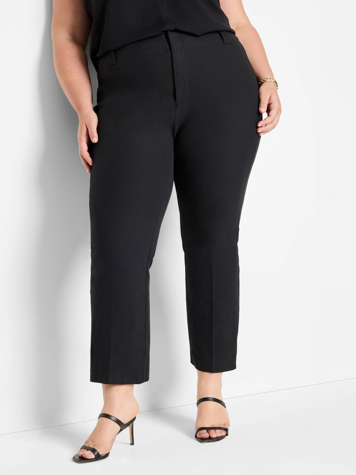 Plaza Demi Boot Cotton Bi-Stretch Ankle Pant
