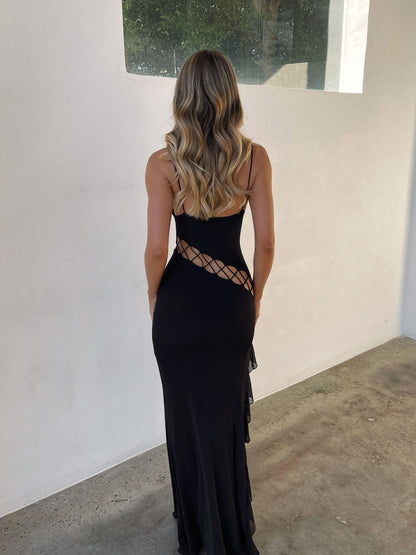 Quentin Maxi Dress Black