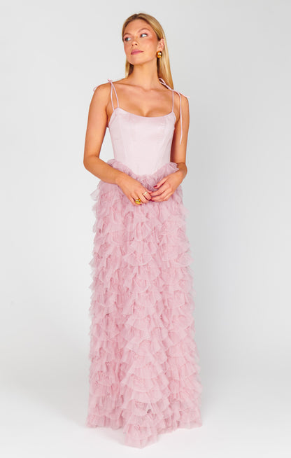 Francesca Maxi Dress ~ Ballet Slipper Ruffle Tulle