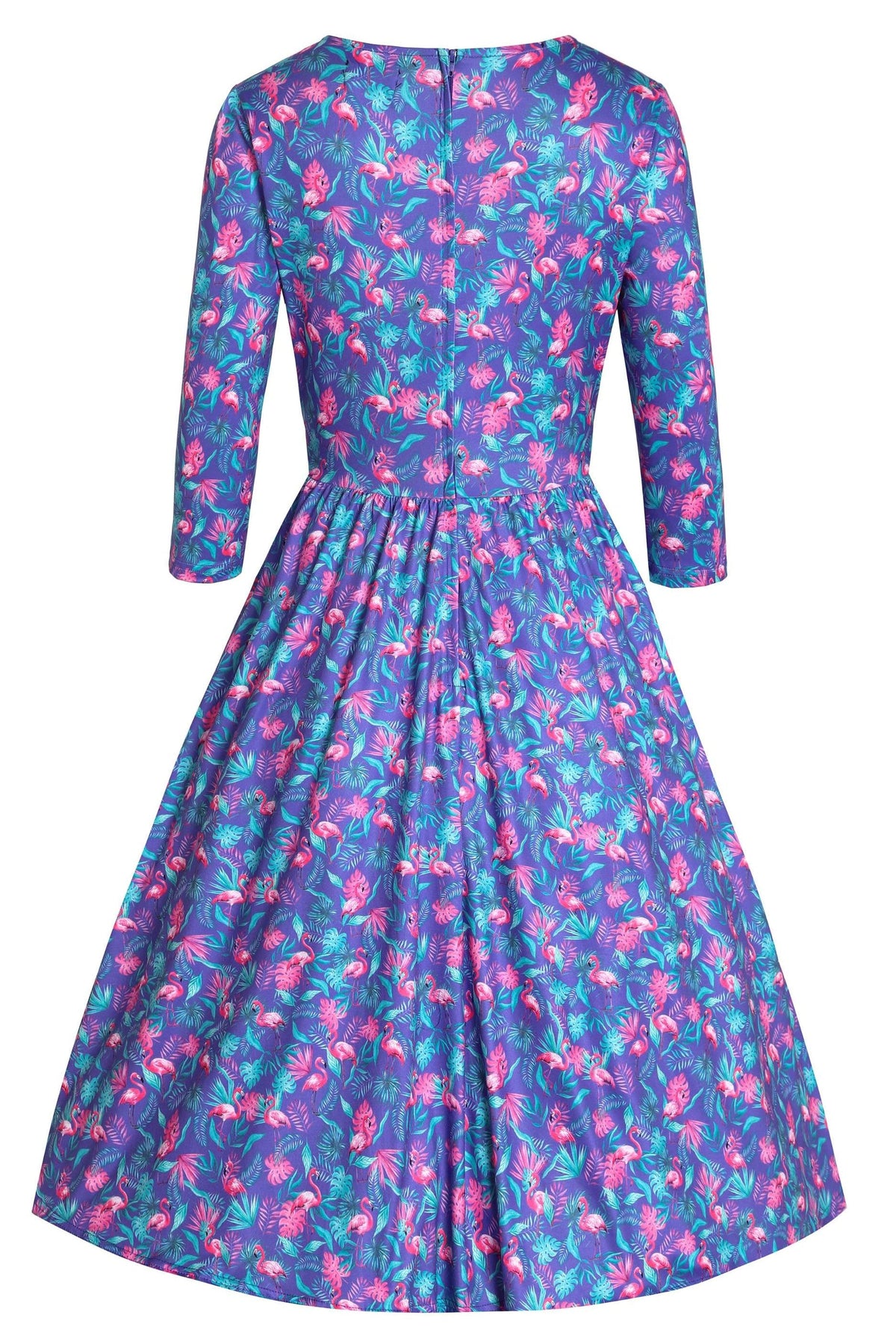 Billie Flamingo Long Sleeved Dress