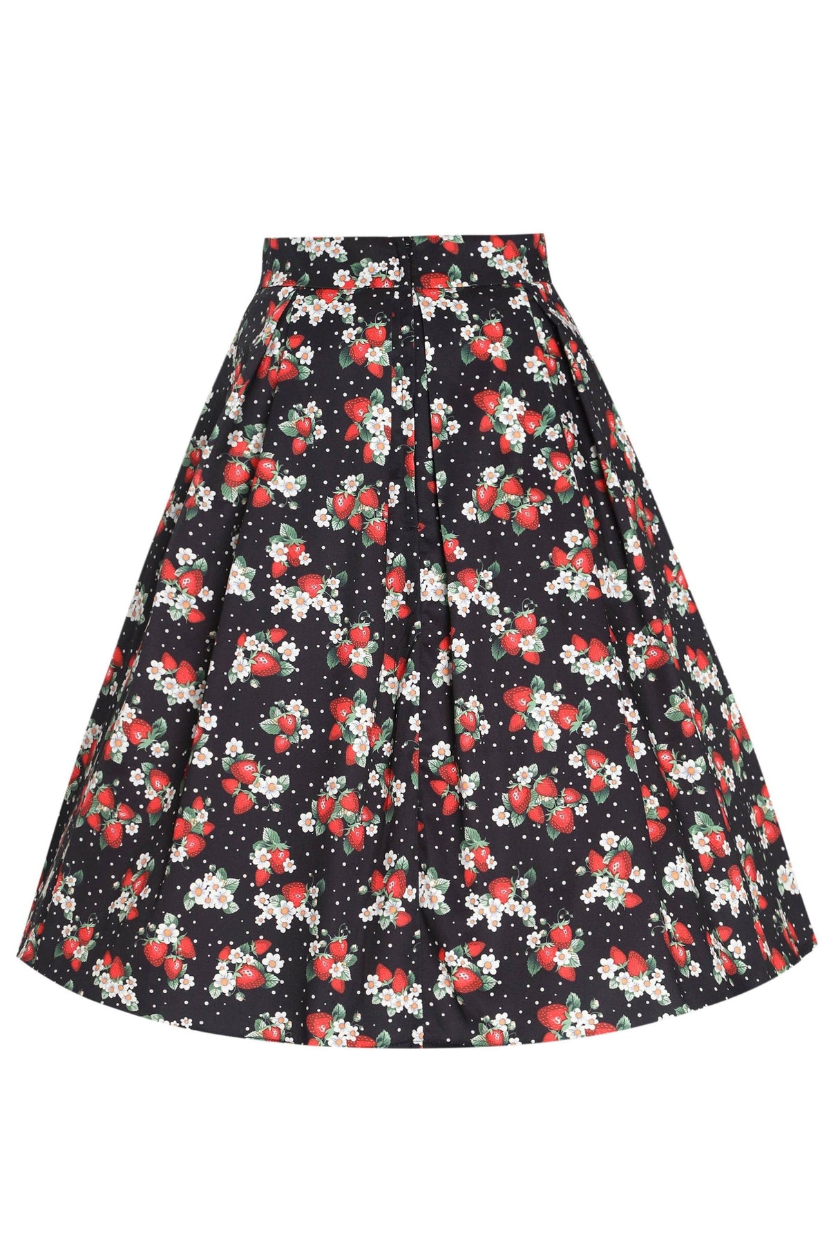 Carolyn Rockabilly Strawberry A-line Skirt