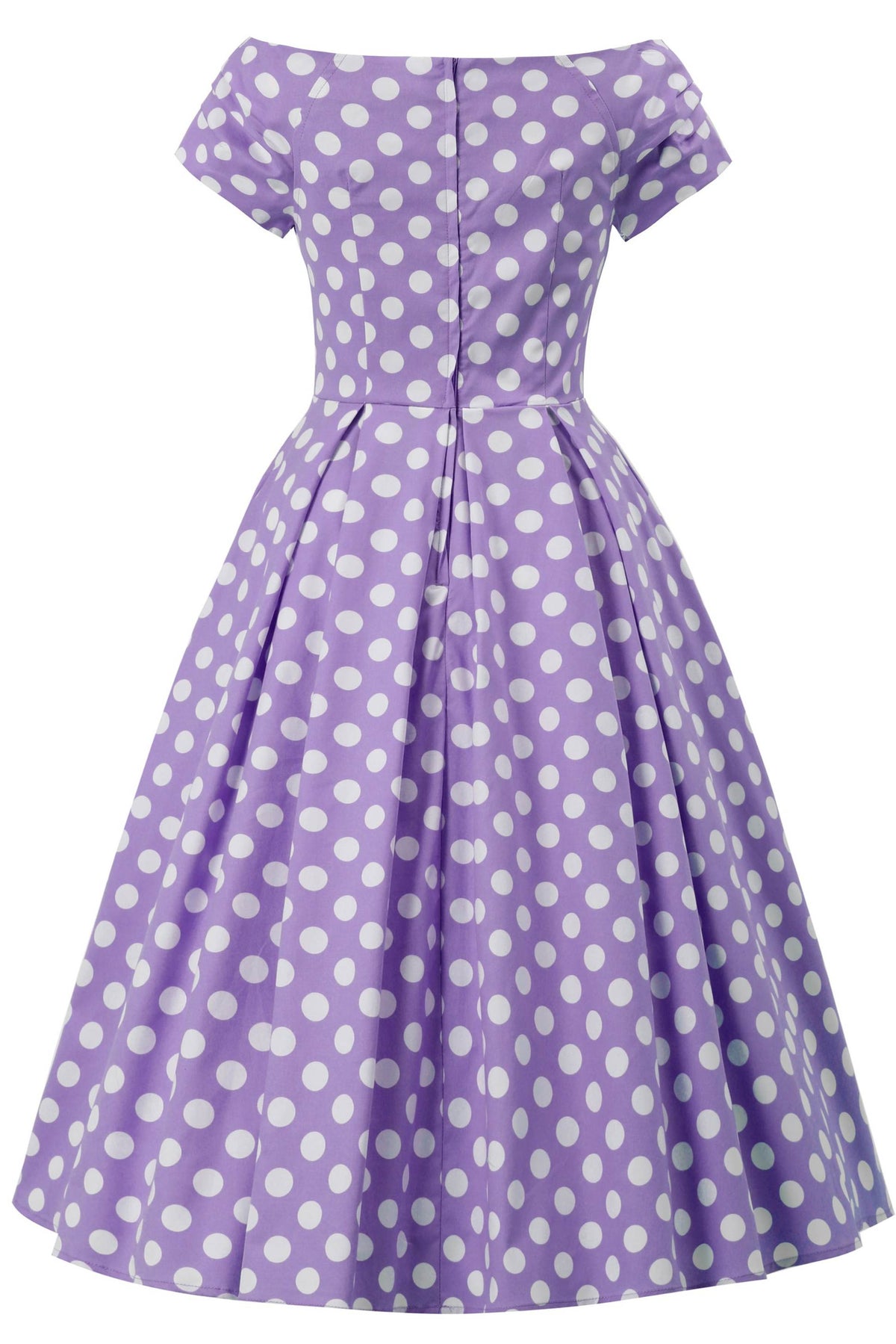 Lily Lilac Off Shoulder Spot Dress