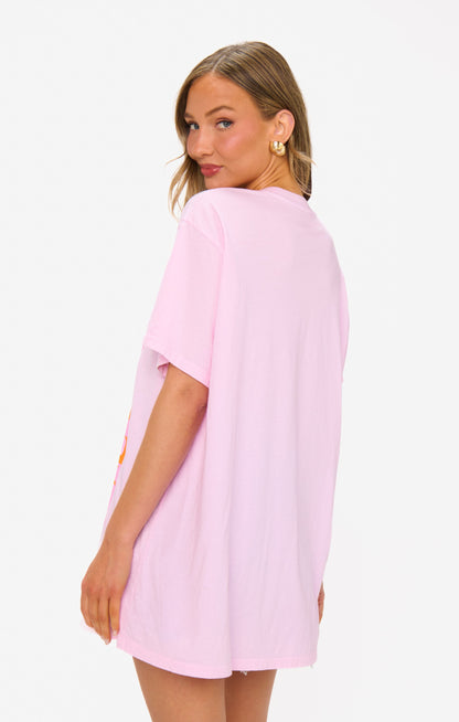 24 Hour Tee ~ Pink Daisy Graphic