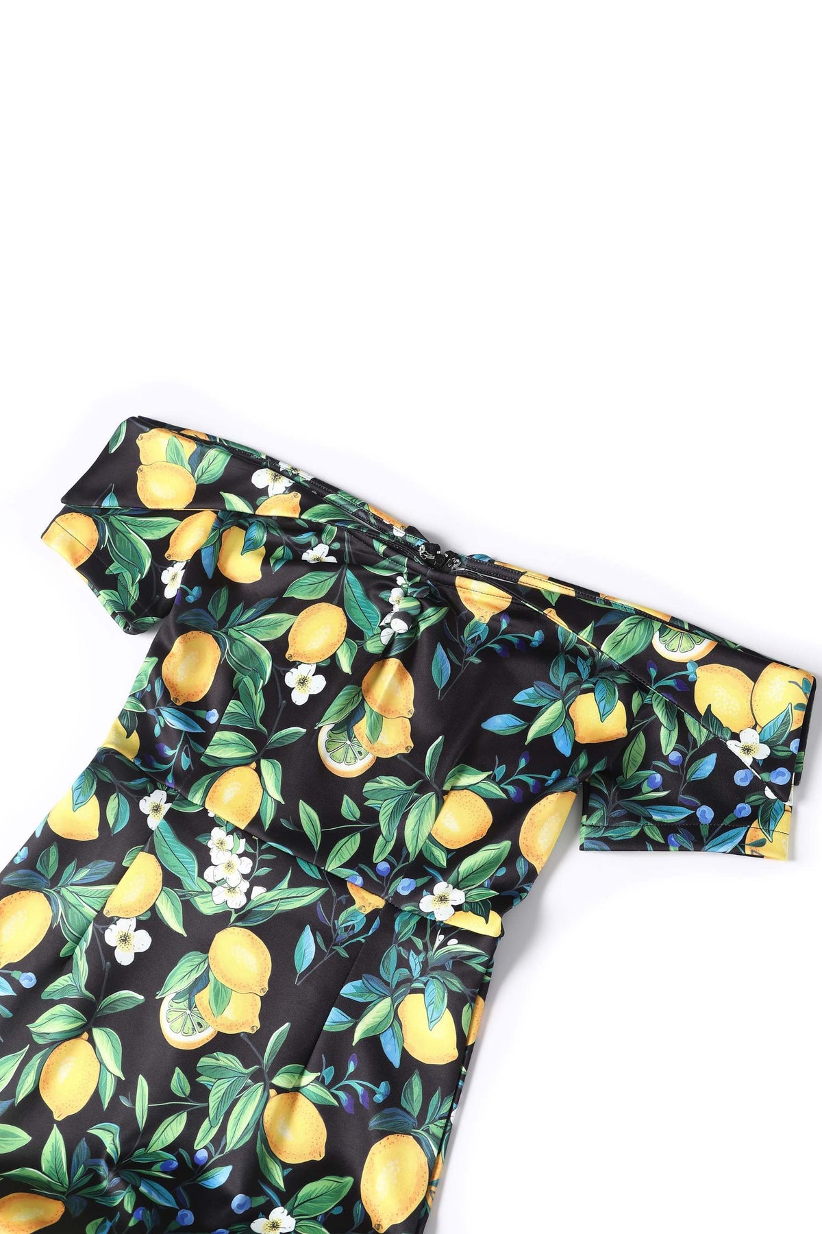 Monroe Black Lemon Pencil Dress
